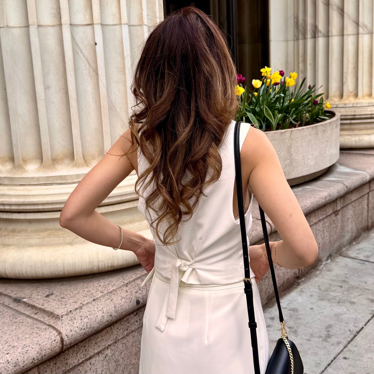 Riviera Blanc Button Up Vest - SugarLips